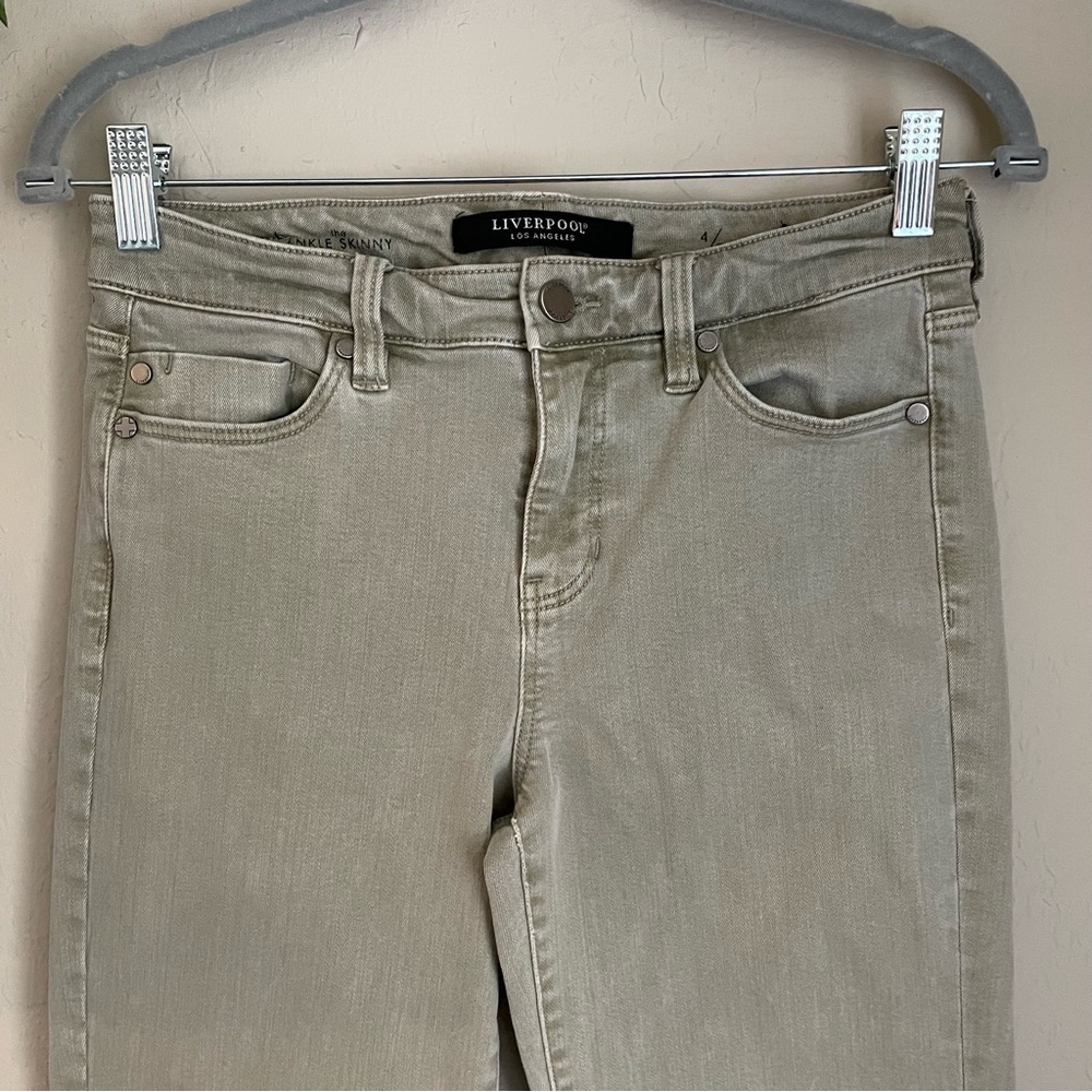 Liverpool Green Jeans - Picture 3 of 8